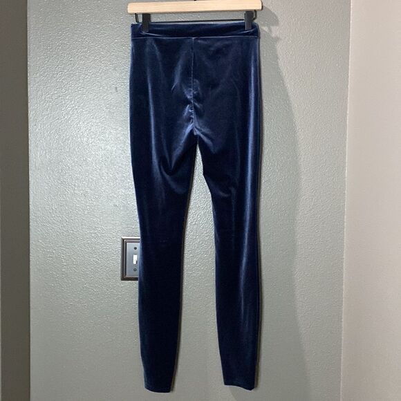 J.Crew Blue Velour Leggings Stretch - Picture 8 of 11
